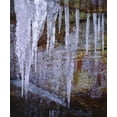 thumbnail image 2 of Talbot Frank, Christopher 26x30 Gold Ornate Wood Framed with Double Matting Museum Art Print Titled - California, Sierra Nevada Icicles in the Sierra, 2 of 4