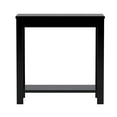 thumbnail image 4 of Minimalistic designed Wooden Chairside Table, Black, 4 of 8