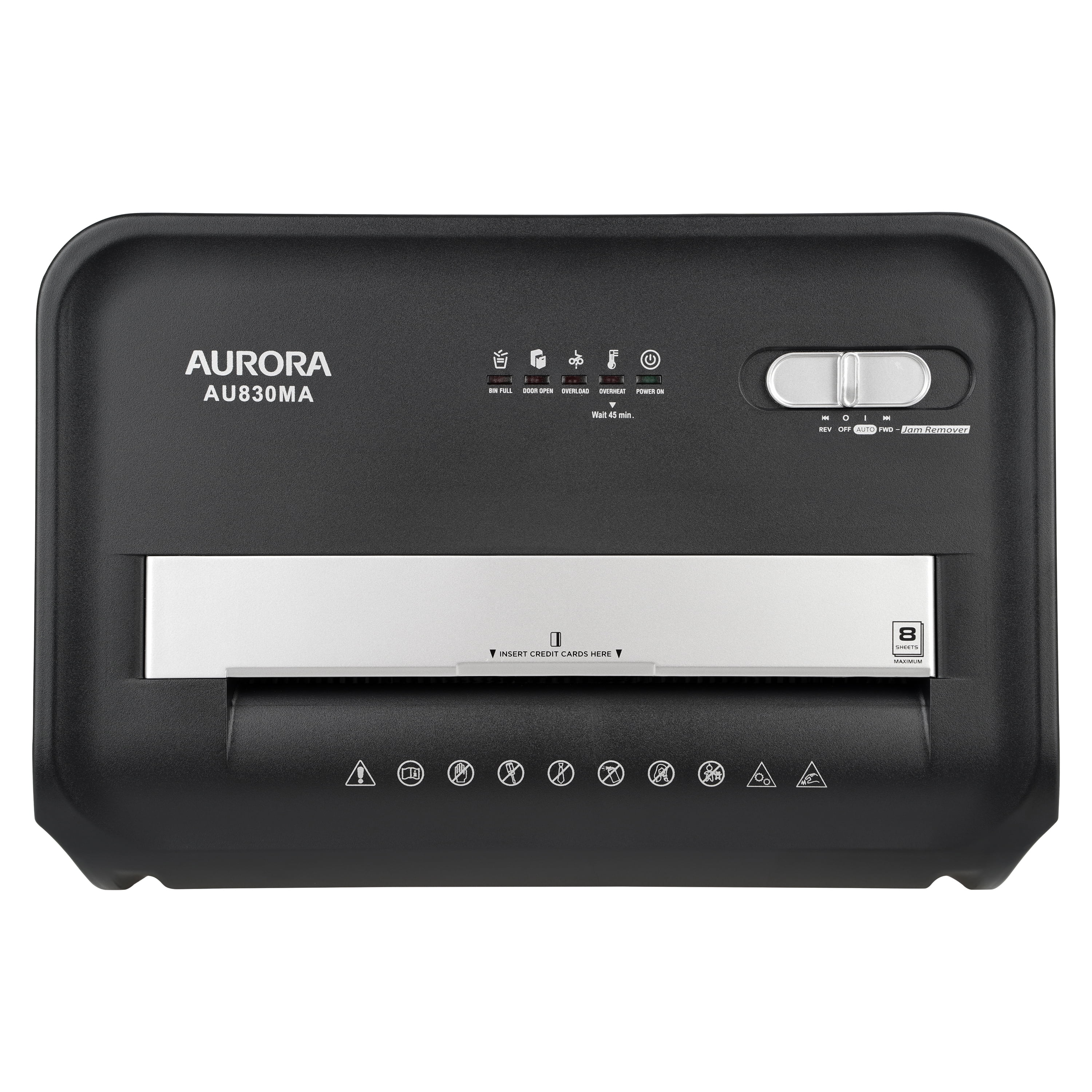 Aurora AU830MA High-Security 8-Sheet Micro-Cut Paper and Credit