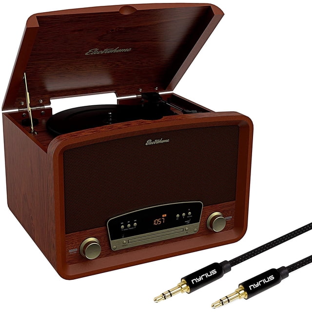 Sistema estéreo Tocadiscos Electrohome Kingston 7-in-1