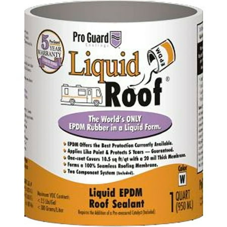 Spring Kit Rubber - Pro Guard F9991-1 White 1 Gallon Liquid Rubber Roof without Kit