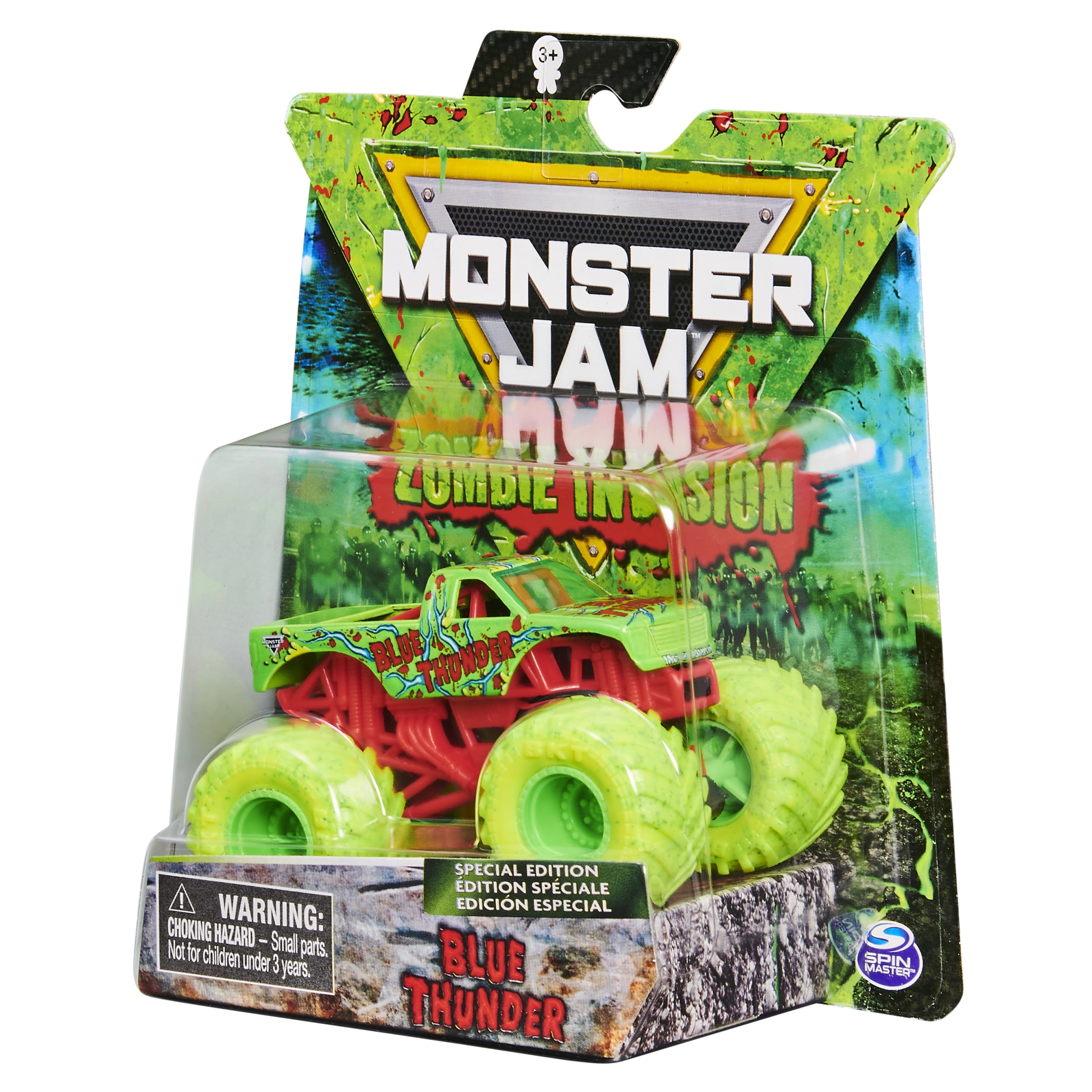 Monster Jam, Official Zombie Invasion Blue Thunder Die-Cast