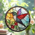 thumbnail image 2 of Ornament Window Hanging, Hummingbird Gifts Sun Catchers Diamond Glass Panel Hangings Birds Suncatcher Decor for Birthday for Women, Men, Wife, Aunt, and Mom, 2025, Holiday, 2 of 6