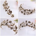 thumbnail image 2 of 1Pcs Coiffe de Fête Alliage de Zinc Strass pour Femmes Filles Anniversaire Danse Fête, 2 of 7