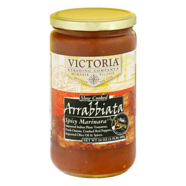 Victoria Pasta Sauce Slow Cooked Arrabbiata, 24 oz