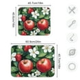 thumbnail image 4 of Yayeee Dish Drying Mat for Kitchen Counter 16"x18" Microfiber Absorbent Pad, Red Apple Pattern, 4 of 7