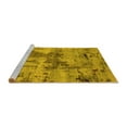 thumbnail image 2 of Ahgly Company Machine Washable Indoor Rectangle Oriental Yellow Industrial Area Rugs, 8' x 10', 2 of 4