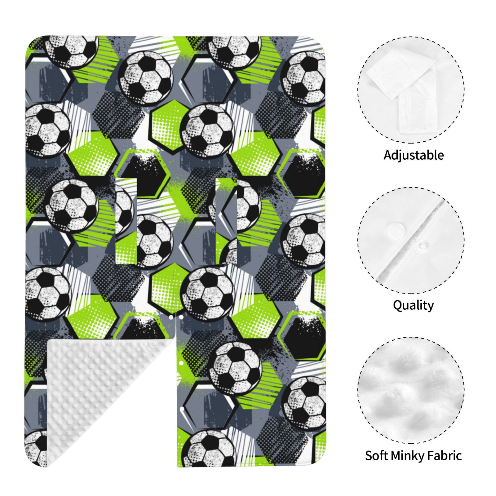 Naloa Football Baby Car Seat Cover, Breathable Baby Carrier Cover, Multiuse Baby Carrier Cover & Nursing Breastfeeding Cover