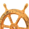 thumbnail image 3 of Ship Wheel - Gola Pendi - (36 Inches, Antique Brown), 3 of 3