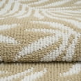 thumbnail image 4 of (2 pack) Mainstays Jacquard High Low Loop Kitchen Mat 18"x 27" Papyrus Beige & Arctic White, 4 of 11