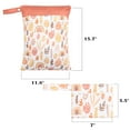 thumbnail image 2 of 2 pcs/set Wet Dry Bags for Baby Cloth Diapers - Reusable, Washable for Stroller, Diapers, Travel Bags, Gym Bag, 2 of 7