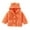 Orange, variant on Kids Jacket,Toddler Long Sleeve Autumn Winter Solid Zippered Hoodie Coat Jacket for Boys Girls Thicken Warm Outerwear,Girls Jacket,Orange,4-5 Years