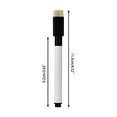 thumbnail image 2 of CCOCC 2026 New 10 Pack Magnetic Dry Erase Markers with Eraser Cap Tips. Magnetic Feature Is Great to Use on Fridge,Locker,Etc. for Office, Home, Classroom, Kitchen (Black), 2 of 5