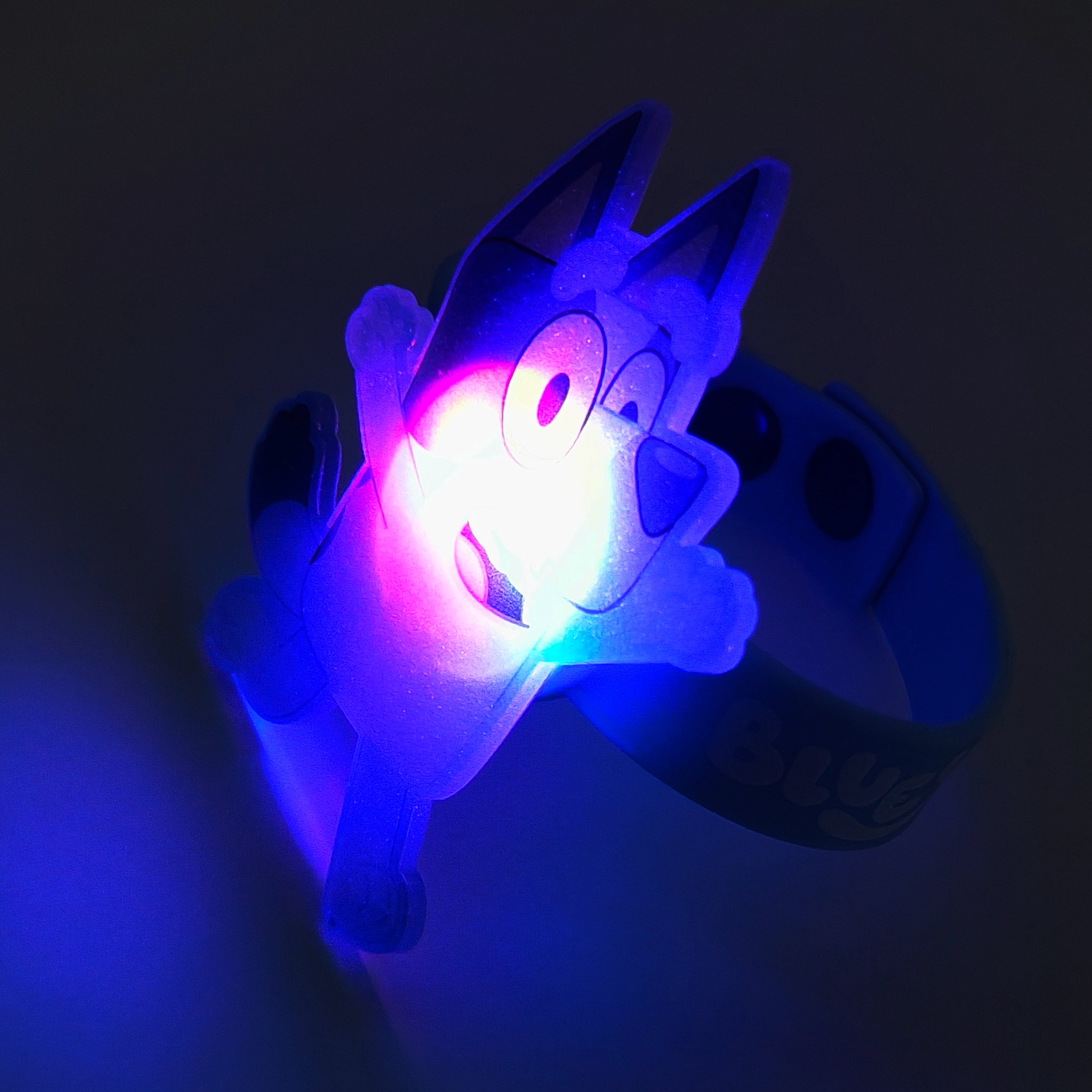 Bluey Light-Up Bracelet with Snap Closure