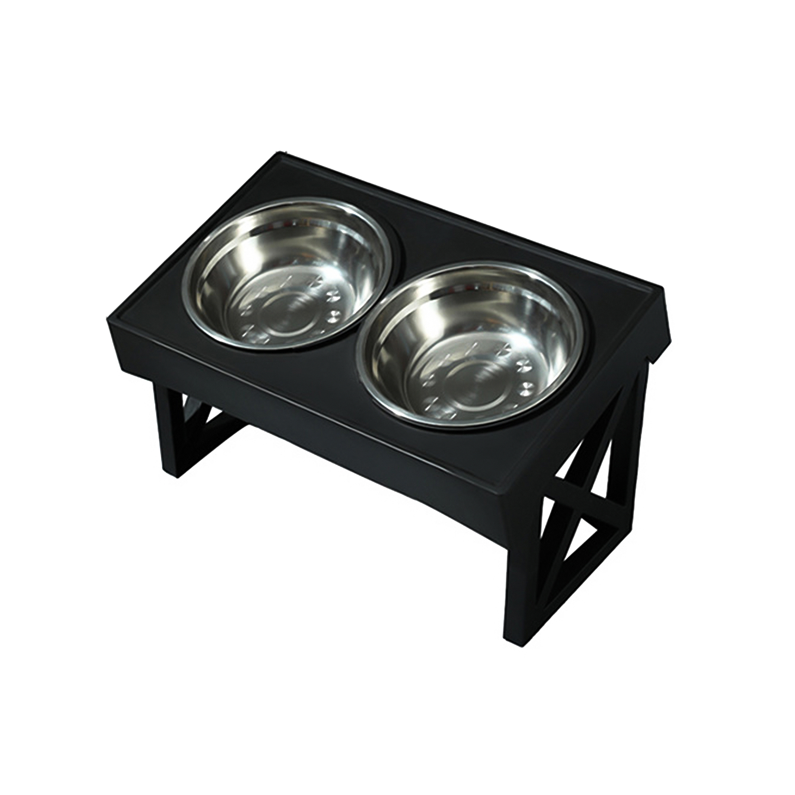 Designer Diner Adjustable Elevated Dog Bowls Adjusts to 3 Heights