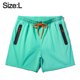 thumbnail image 2 of Pantalones cortos verdes Pantalones de playa Bolsillos impermeables con cremallera Pantalones de surf para hombre Pantalones cortos transpirables, 2 of 5