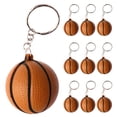 thumbnail image 1 of 10 mini llaveros de baloncesto para niños, decoraciones para fiestas deportivas, llaveros de pelotas deportivas, recuerdos de fiesta de baloncesto, llaveros para mochilas infantiles., 1 of 8