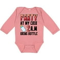 thumbnail image 3 of Inktastic Party at My Crib 2 A.m. Bring Bottle Baby Humor Boys or Girls Long Sleeve Baby Bodysuit, 3 of 5