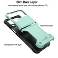thumbnail image 2 of CoverON For Samsung Galaxy Z Flip 4 Case, Military Grade Heavy Duty Rugged Phone Cover Grip, Green, 2 of 9