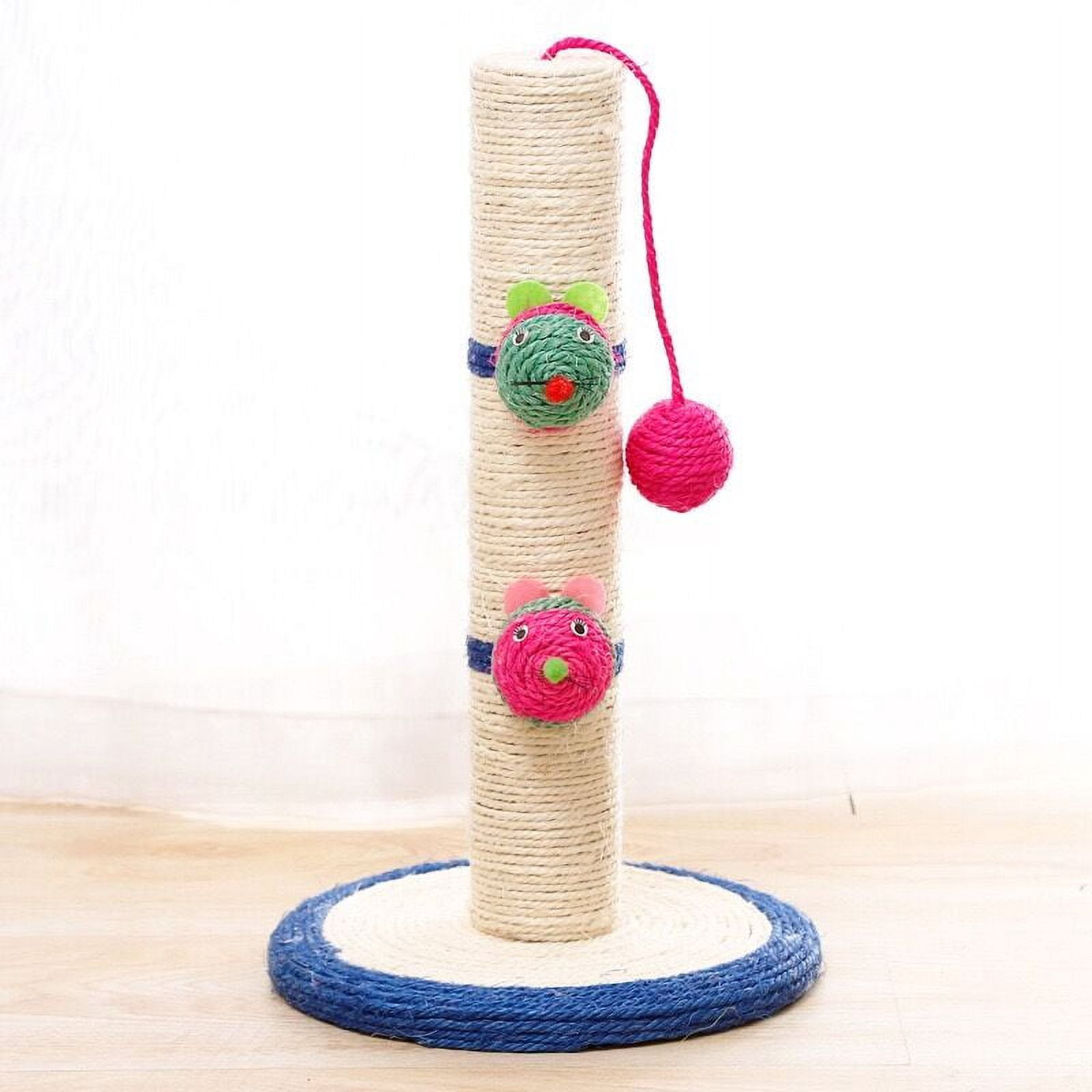 Cat scratching post, cat interactive toys Cat scratching post, plush linen