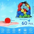thumbnail image 4 of Water Balloons, 60 Pcs Reusable Water Balloons, Colorful Bulk Water Balloons, Summer Fun Outdoor Toys and Games for Pool & Beach Backyard Party Supplies, 4 of 10