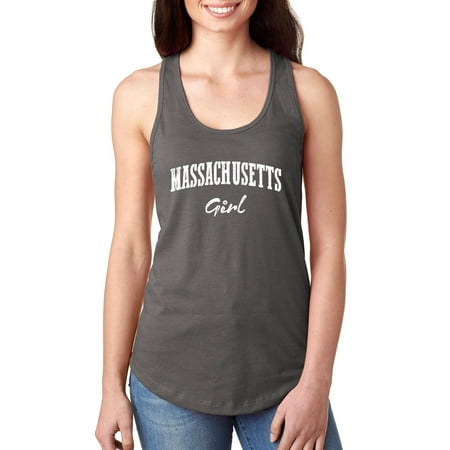 Massachusetts Girl Women's Racerback Tank Top