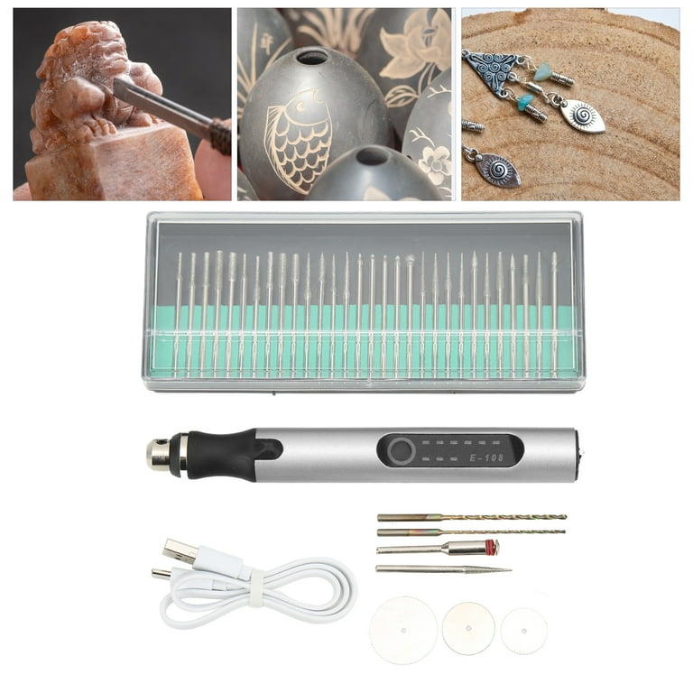 Engraving Pen, Glass Etching Kit Wireless Charging Easy To Operate