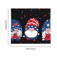 thumbnail image 3 of Junzan Gnome Independence Day Tapestry Wall Tapestry Home Decor for Room 60X51 Inches, 3 of 6