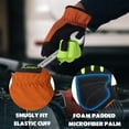 thumbnail image 5 of HANDLANDY Mens Work Gloves Touch screen, Utility Mechanic Gloves, Flexible Breathable Fit- Padded Knuckles & Palm, 5 of 6