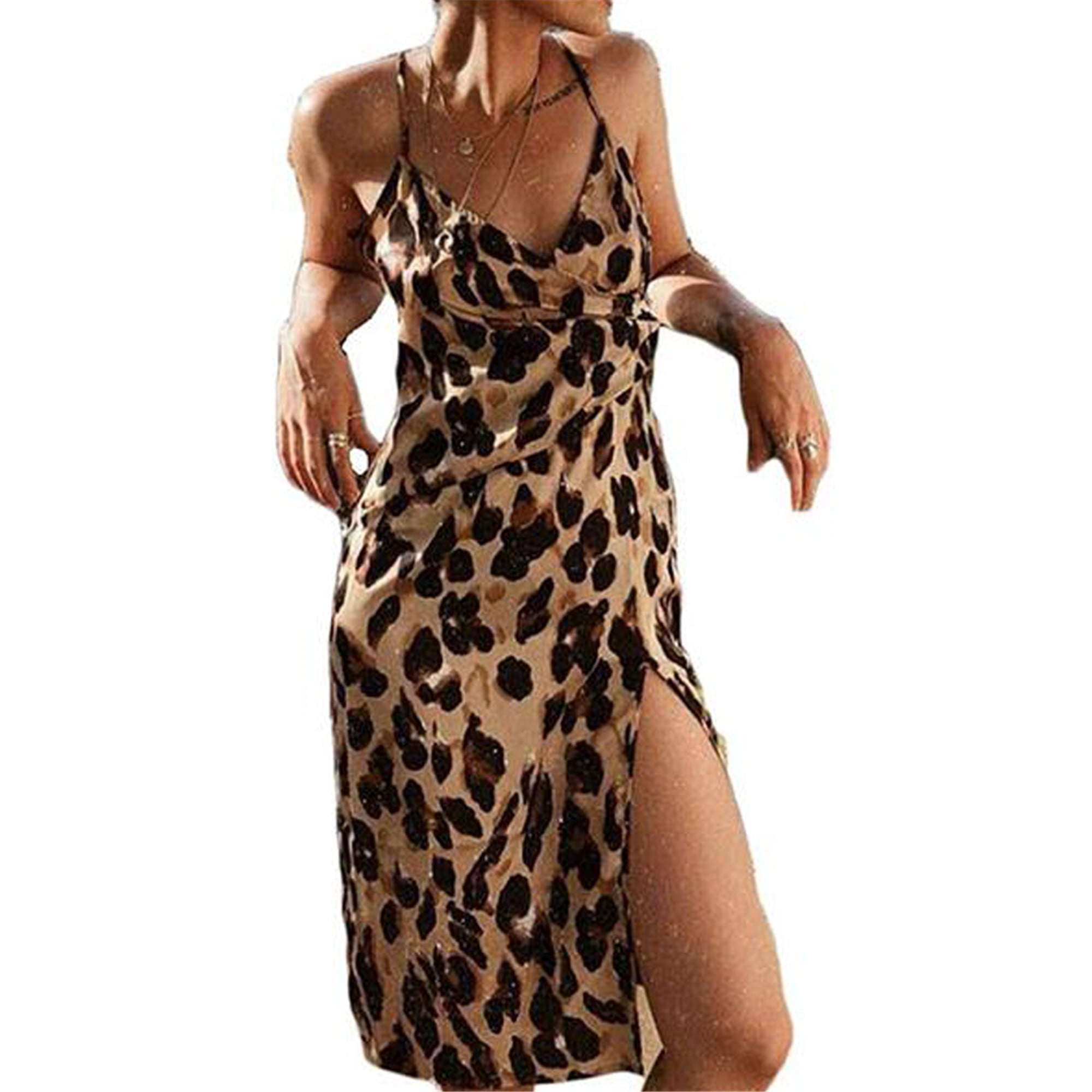 Womens leopard dress Clearance