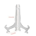 thumbnail image 1 of 6pcs Plastic Easels Plate Holders Display Dish Rack Picture Frame Photo Book Pedestal Stand, 1 of 9