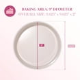 thumbnail image 2 of Molde para Hornear Paris Hilton 23 cm Antiadherente Rosa y Crema, 2 of 6