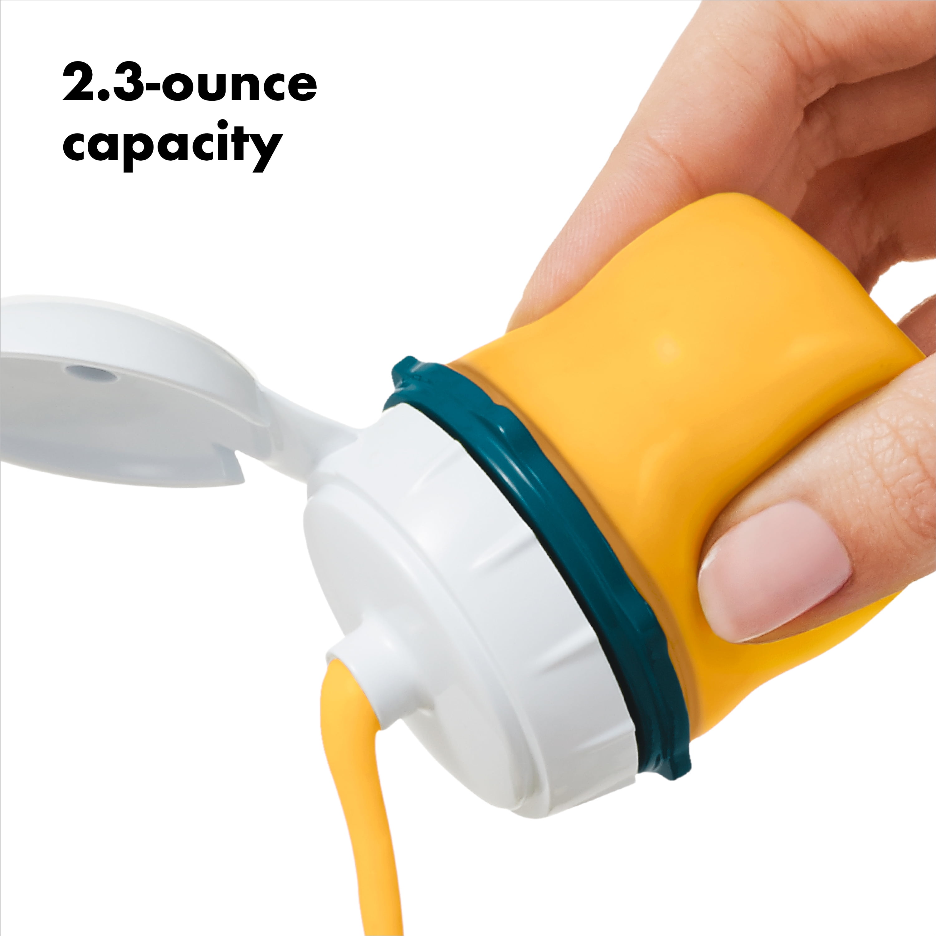 OXO Silicone 2.3 oz Leak Proof Squeezable Condiment Dispenser