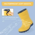 thumbnail image 3 of FUNCOO PLUS Kids Lined Rain Boots Girls Winter Warm Fleece Rain Boots Children Snow Boots Size 12, 3 of 5
