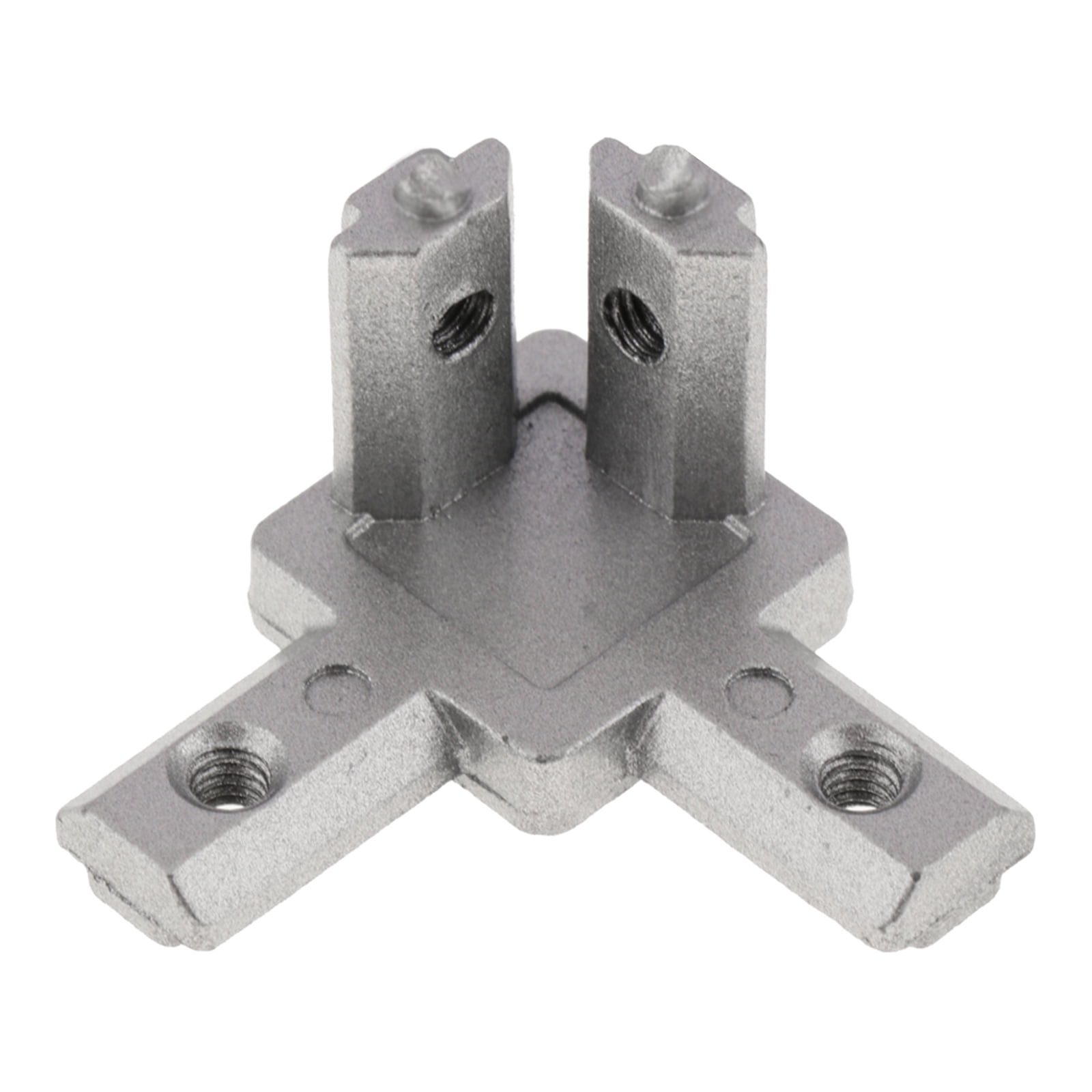 Details about   8 Pcs 3 Way Interior Connector Joint Bracket Fitting for Aluminum Profile 