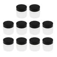 thumbnail image 3 of Luzkey Empty Pet Jar with Lid Round Multipurpose Reusable Stackable Transparent Design Kitchen Canisters for Cream Nuts Pasta Moisturizers 10pcs 50ml, 3 of 7