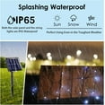 thumbnail image 5 of GooingTop Solar String Lights Oudoor Waterproof, 2 Pack Each 39.4 Ft 100 LED Christmas Fairy Lights with 8 Lighting Modes for Garden Patio Home Yard Tree Party(Cool White), 5 of 7