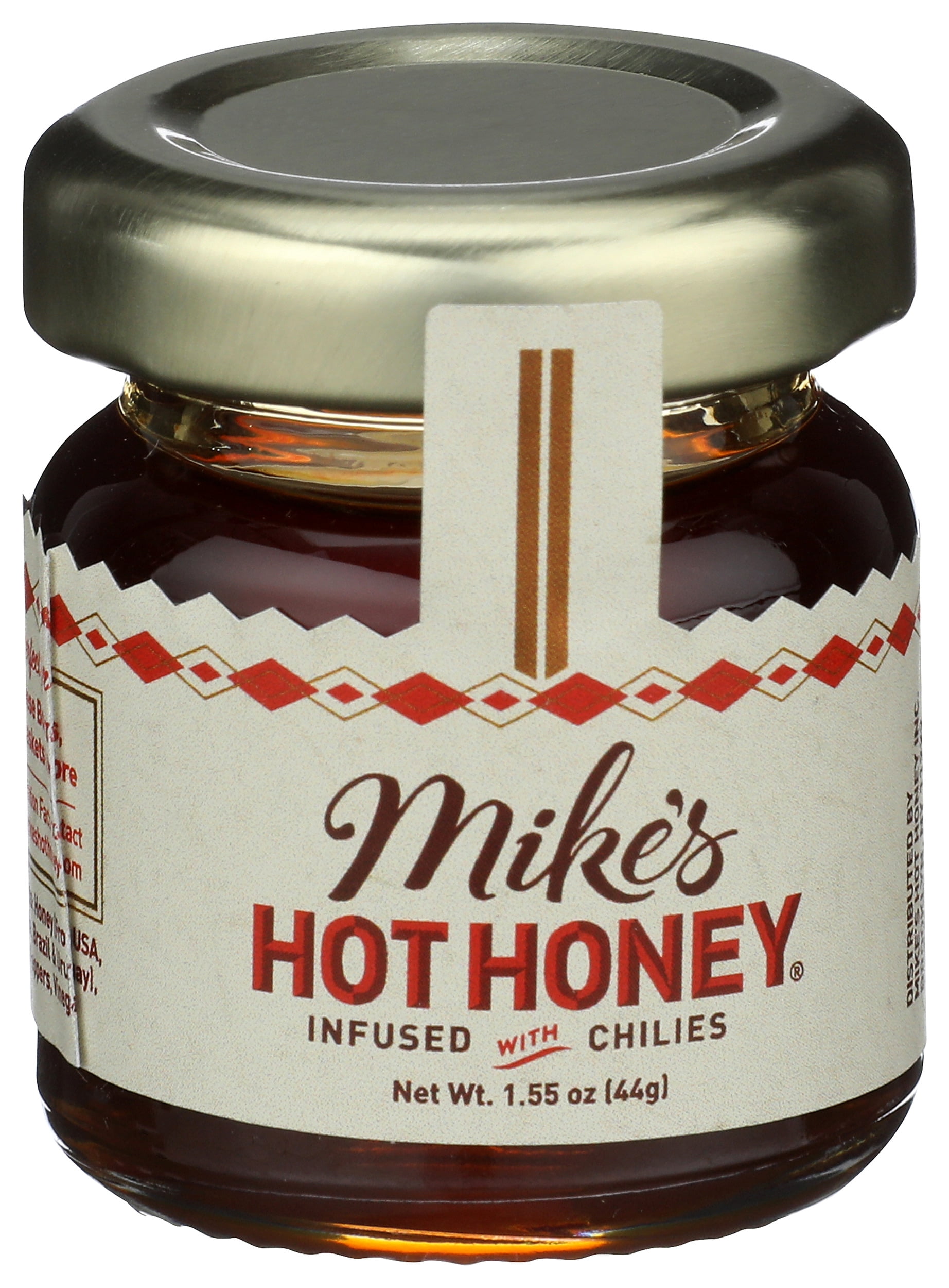 Pack of 12, Mikes Hot Honey Infused with Chilies, 1.55 oz