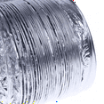 thumbnail image 5 of New 4 Inch 100mm Ventilation Pipe PVC Aluminum Tube Air Ventilation Pipe Hose Flexible Exhaust Duct 1.5M Air System Vent, 5 of 8