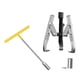 thumbnail image 2 of Extractor de 3 mordazas. Herramienta de extracción de alta resistencia de mordazas para el tambor interior de lavadoras de carga superior, 6 pulgadas con llave, 2 of 9
