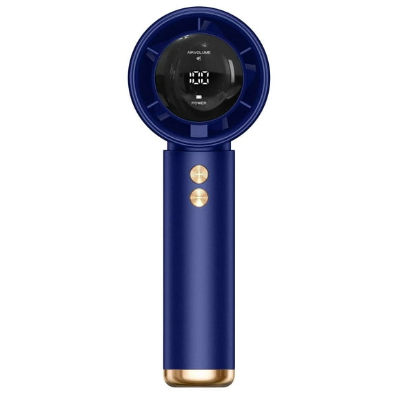 VtModv Up to 65% Off New 100 Speed Handheld Fan With USB Charging 3000mAh Mini Portable Turbo Digital Display Small Fan