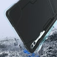 thumbnail image 4 of Dteck Case for Samsung Galaxy Tab S9 Plus 12.4" 2023, Heavy Duty Shockproof Rugged Protective Case with Built-in Stand,Black, 4 of 7