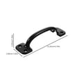 thumbnail image 5 of Bow Handle Closet Door Pulls Modern Cabinet Handles Drawer Handel for Furniture Zinc Alloy, 5 of 6