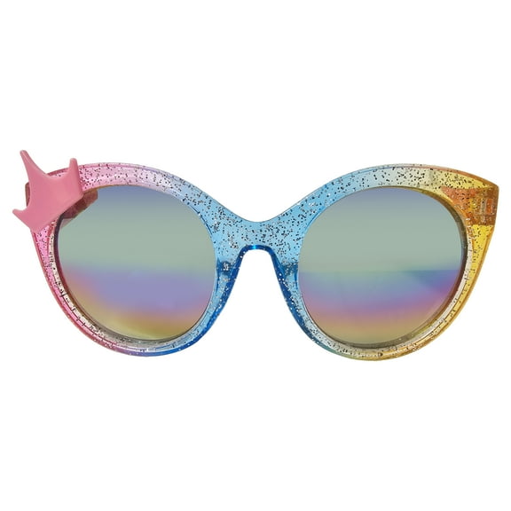 Disney Girls Princess Cat Eye Sunglasses Pastel Rainbow