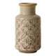thumbnail image 1 of Florero con patrón en relieve Vintage, decoración for el hogar y la sala de estar, mesa de flores de cerámica, decoración de arreglos florales, 1 of 7