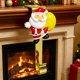 thumbnail image 4 of MTBLYS Ganchos para calcetines navideños para repisa de chimenea|Percha de metal resistente para colgar calcetines|coronas pequeñas|adornos|bastones de caramelo|mini guirnaldas|bolsas de regalo, 4 of 6