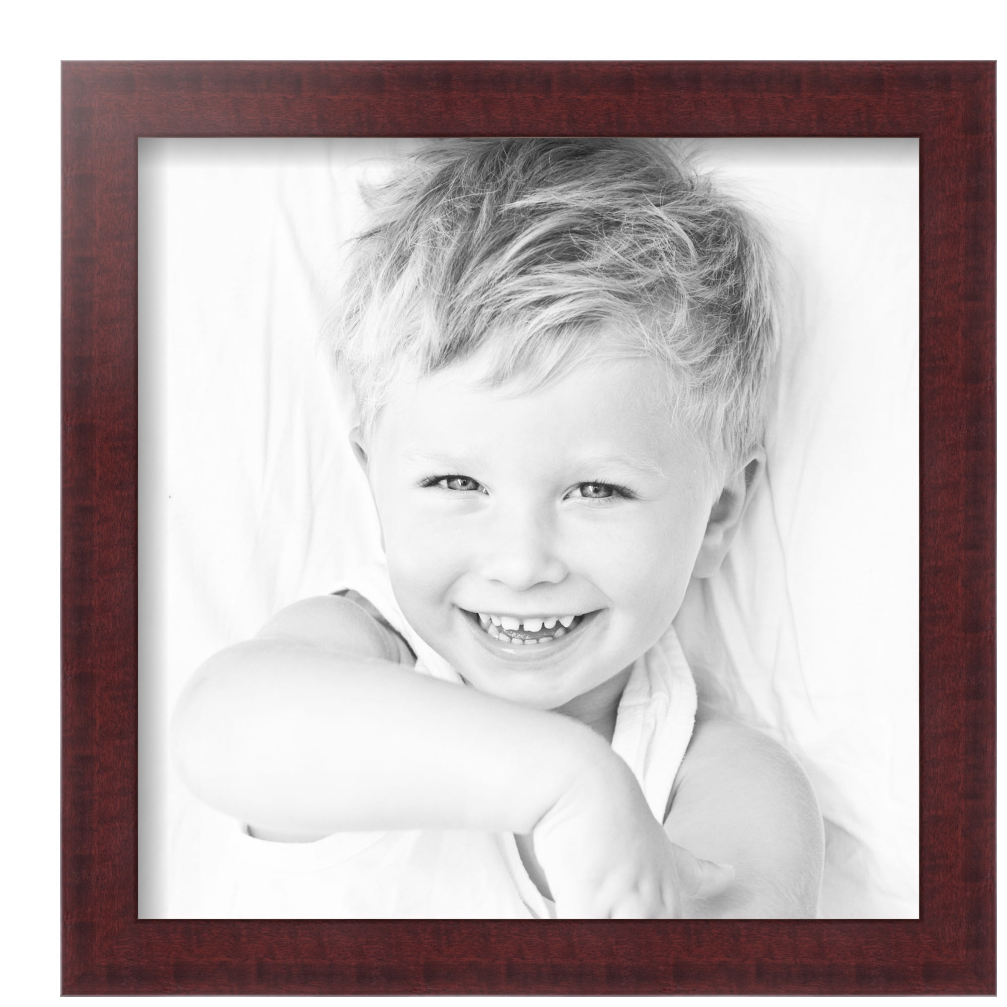 ArtToFrames 13x13 inch Cherry Picture Frame, Red MDF Poster Frame (4643)