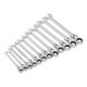 thumbnail image 5 of Llave De Trinquete Métrica, Llave De Trinquete De Cabeza Flexible De 12 Piezas Para Reparación De Automóviles Para Mantenimiento Mecánico Para Uso Doméstico, 5 of 7