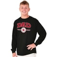 thumbnail image 3 of Father's Day Worlds Greatest All Star Men's Big & Tall Long Sleeve Graphic Tee Brisco Brands 2X, 3 of 5