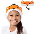 thumbnail image 1 of CozyPhones Auriculares para niños Volumen limitado con altavoces delgados y diadema de lana súper suave - Auriculares perfectos para niños pequeños y niños para el hogar, la escuela y los viajes - Fox, 1 of 3